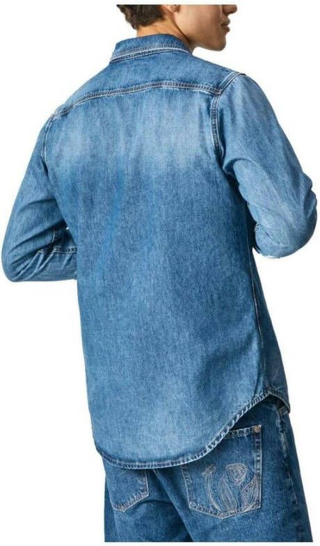 Pepe Jeans Shirt Blauw Heren