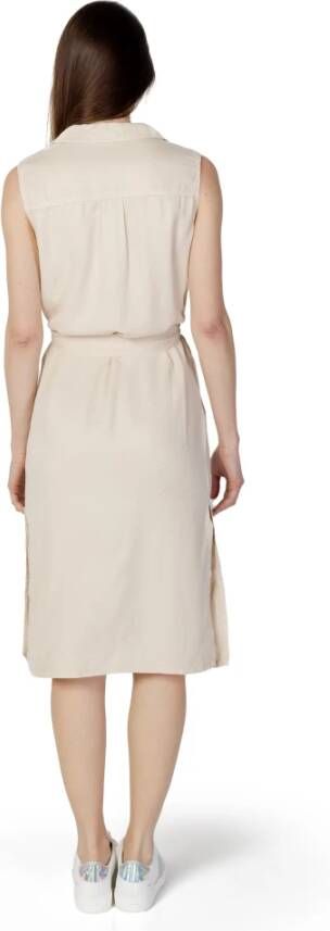 Pepe Jeans Shirt Dresses Beige Dames