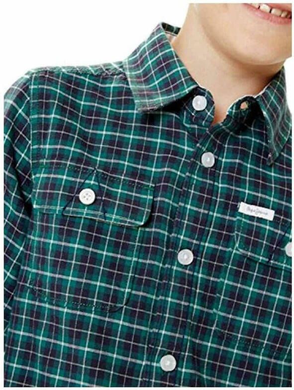Pepe Jeans Shirts Groen Heren