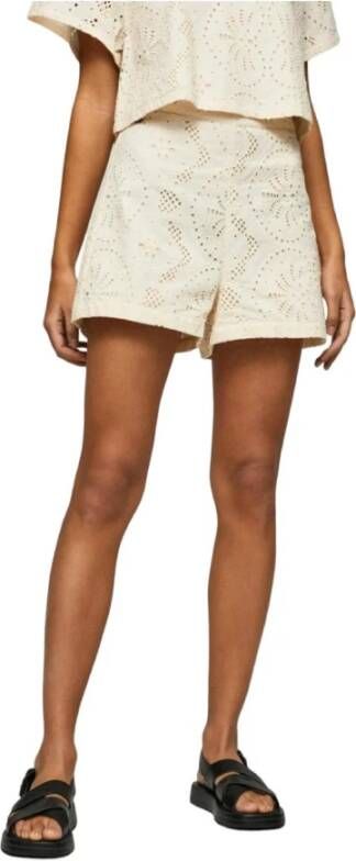 Pepe Jeans Short Shorts Beige Dames