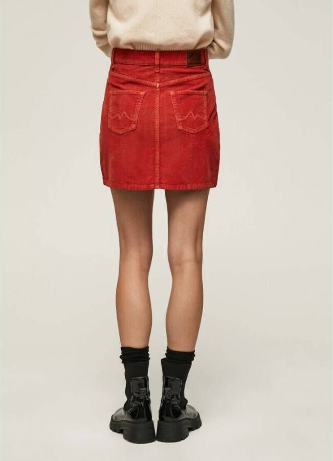 Pepe Jeans Short Skirts Rood Dames