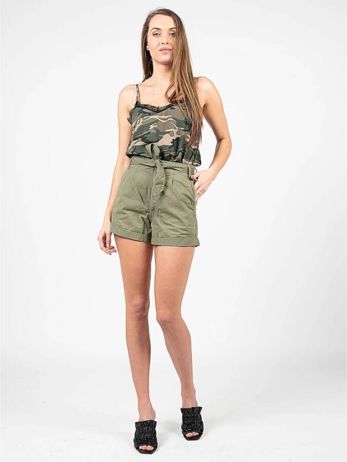 Pepe Jeans Shorts Groen Dames