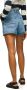 Pepe Jeans Blauwe Effen Knoopsluiting Shorts Blue Dames - Thumbnail 2