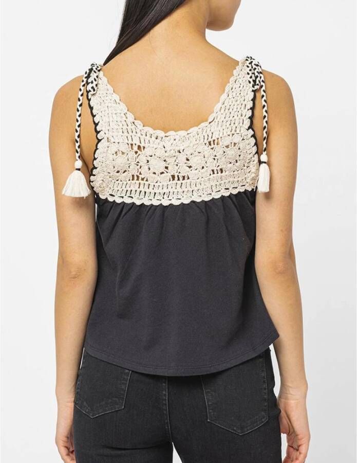 Pepe Jeans Sleeveless Tops Zwart Dames