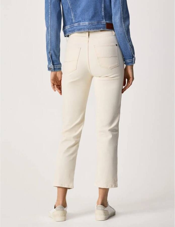 Pepe Jeans Slim-fit Trousers Beige Dames