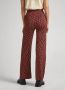 Pepe Jeans Straight Trousers Rood Dames - Thumbnail 2