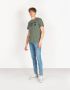Pepe Jeans T-shirt; Andres; Groen Heren - Thumbnail 2