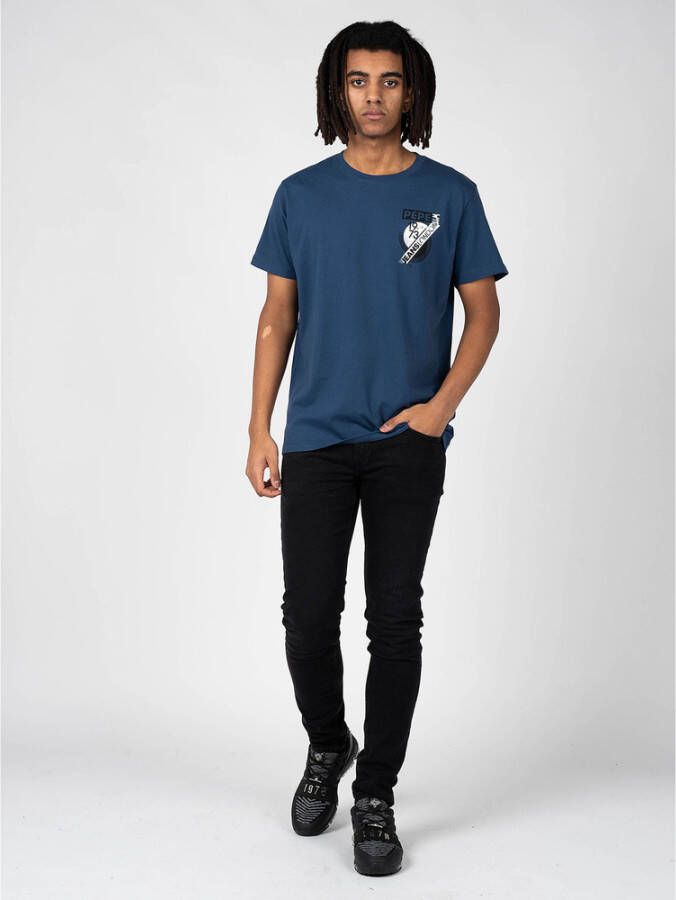 Pepe Jeans T-shirts Blauw Heren