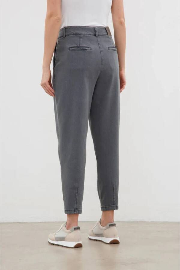 PESERICO Trousers Grijs Dames