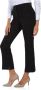 PESERICO Uitlopende broek van viscose en katoen Black Dames - Thumbnail 1