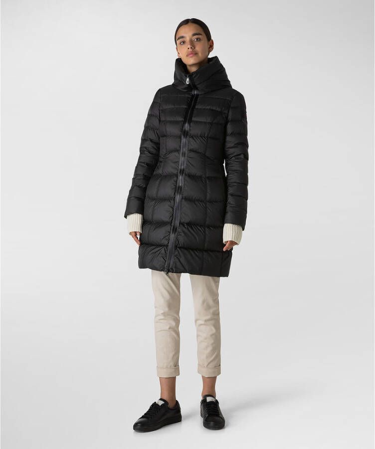 Peuterey Slim Fit Gewatteerde Donsjas Zwart Dames