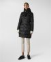 Peuterey Zwarte gewatteerde halflange jas met funnel-neck Black Dames - Thumbnail 6