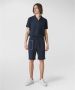 Peuterey Bermuda met zakken en czarny randen Blauw Heren - Thumbnail 2