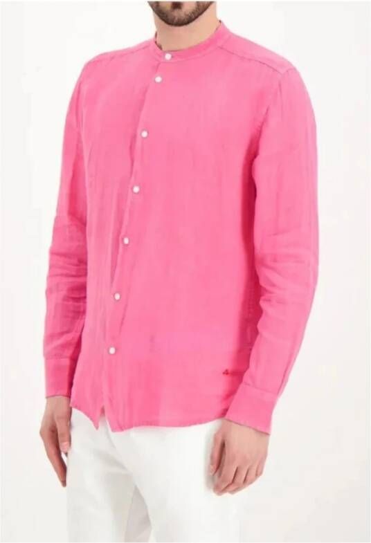 Peuterey Casual Overhemd Roze Heren