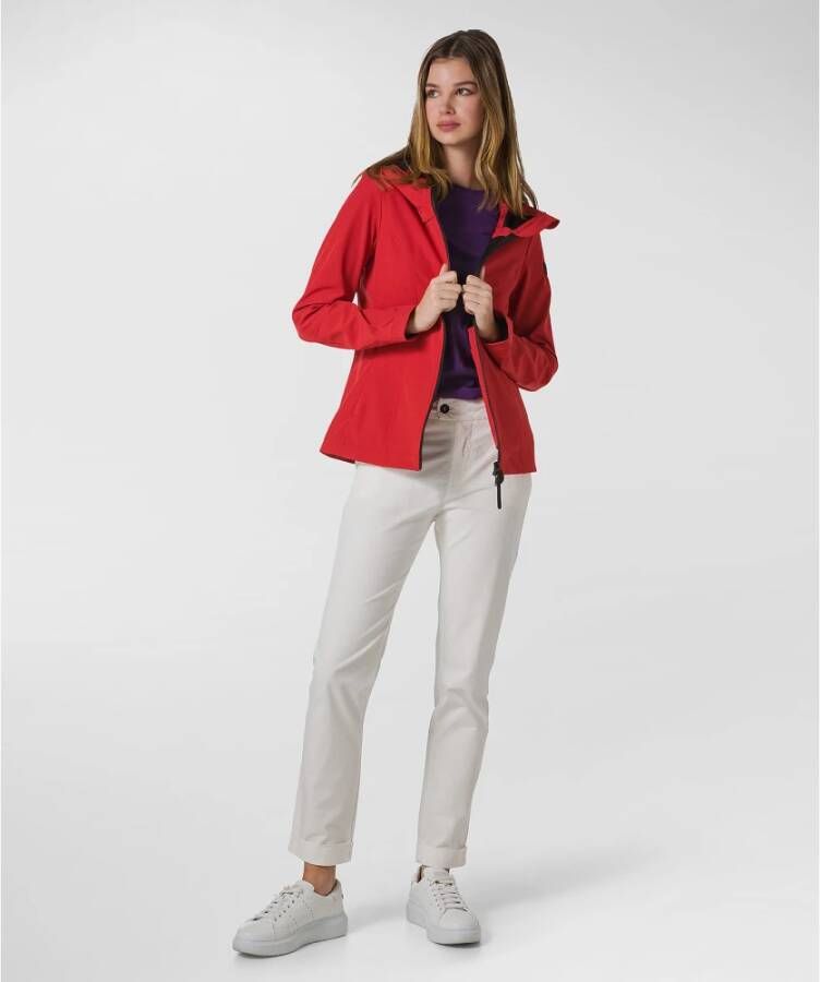 Peuterey Coupled fabric sweatshirt Rood Dames