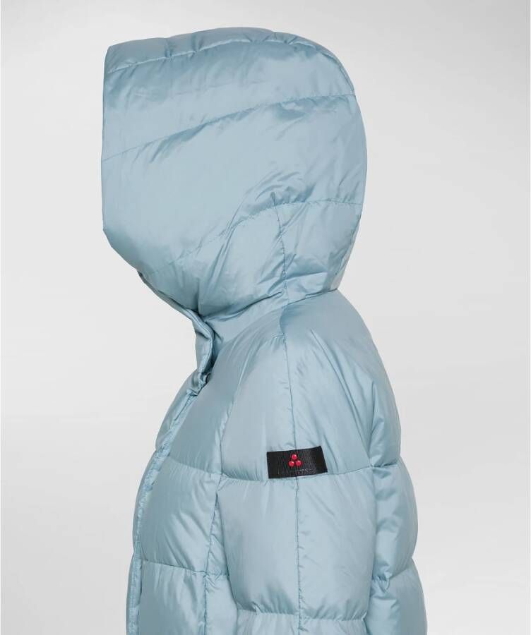 Peuterey Gerecyclede Ultra-Lichte Donsjas Blauw Dames