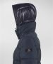 Peuterey Donsjack met Contrasterende Capuchon Blauw Dames - Thumbnail 2