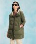 Peuterey Donsjack met contrasterende capuchon Groen Dames - Thumbnail 2