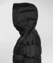 Peuterey Zwarte gewatteerde jas met capuchon Zwart Dames - Thumbnail 2