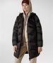 Peuterey Long down jacket in recycled fabric Zwart Dames - Thumbnail 4