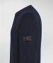 Peuterey Ronde-hals Gebreide Trui Klassieke Collectie Blue Heren - Thumbnail 3