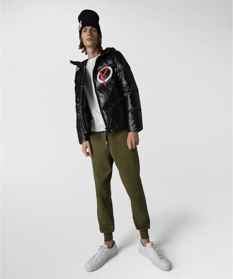 Peuterey Oversized jas gemaakt met econylgaren Zwart Heren