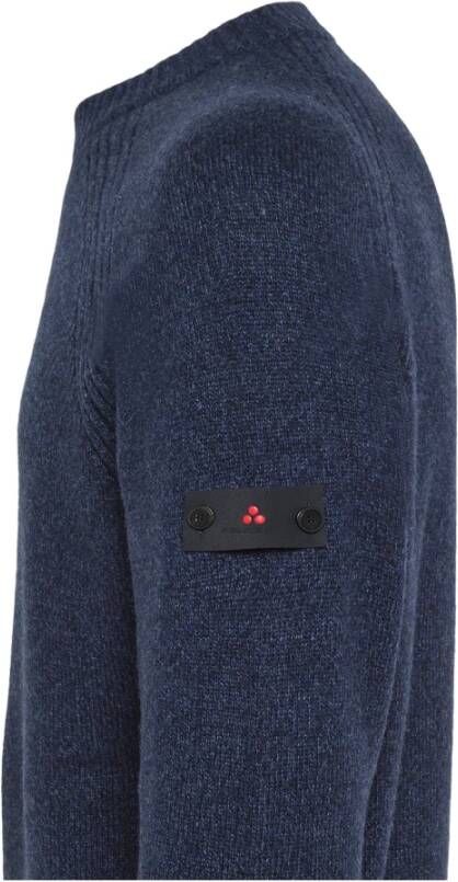 Peuterey Round-neck Knitwear Blauw Heren
