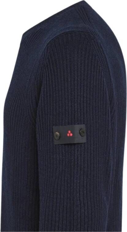Peuterey Round-neck Knitwear Blauw Heren