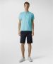 Peuterey Glanzend Katoenen Piqué Polo Shirt Blauw Heren - Thumbnail 2
