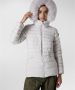 Peuterey Gestructureerde Stoffige Slim Fit Donsjas met Bont Black Green Gray Dames - Thumbnail 3