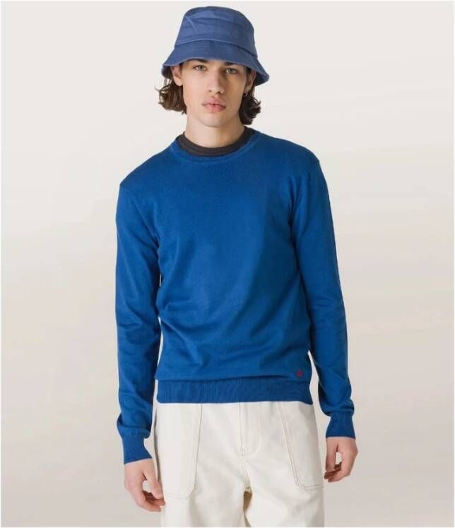 Peuterey Veelzijdige Katoenen Sweatshirt voor Heren Blauw Heren