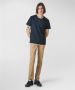 Peuterey Urban Logo Geborduurd T-Shirt Blauw Heren - Thumbnail 2