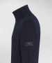 Peuterey Comfortabele Gebreide Blend Trui Blauw Heren - Thumbnail 3