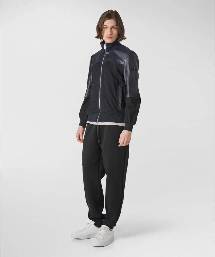 Peuterey Dubbelstof Bomberjack Blauw Heren