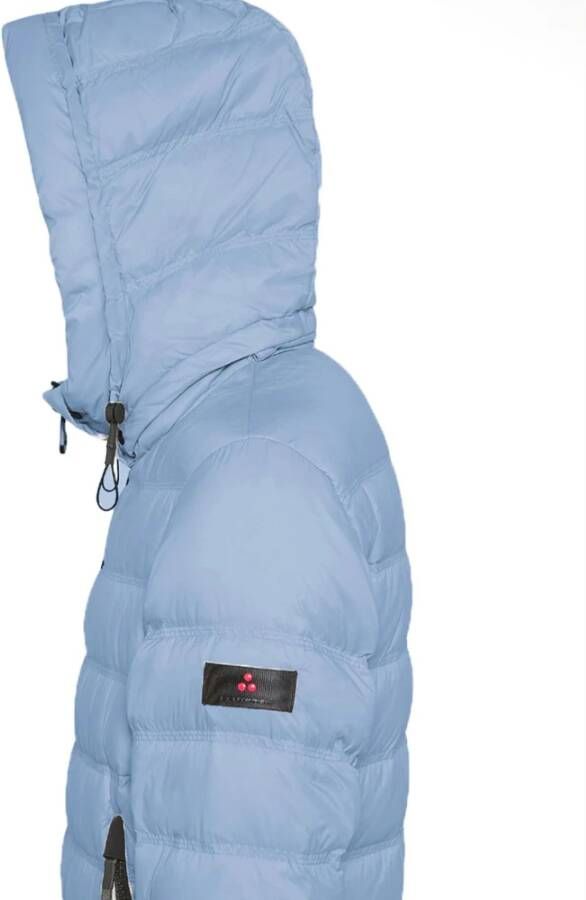 Peuterey Ultralichte Nylon Donsjas Blauw Heren