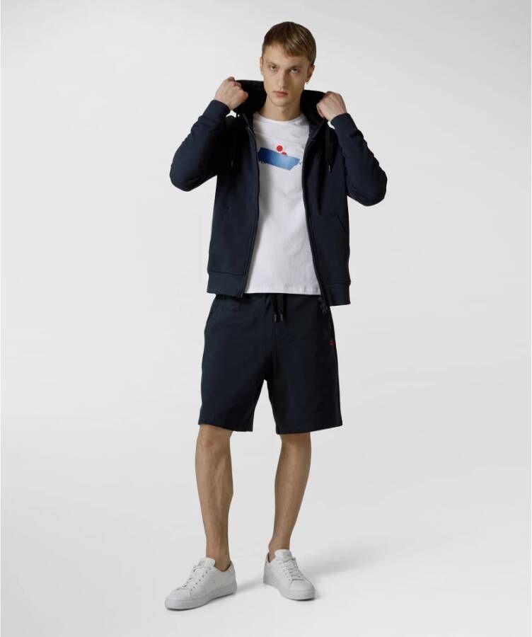 Peuterey Zip-throughs Blauw Heren