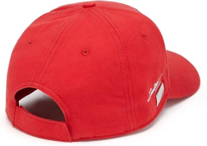 Philipp Plein Bl00Copp408 0002 Cap Modern Street Style Accessoire Rood Heren