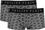 Philipp Plein 2-Pack Boxershorts Hoogwaardig katoen met elasticiteit Zwart Heren - Thumbnail 6