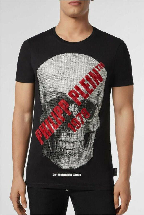 Philipp Plein Skull Ronde hals SS T-shirt Zwart Heren