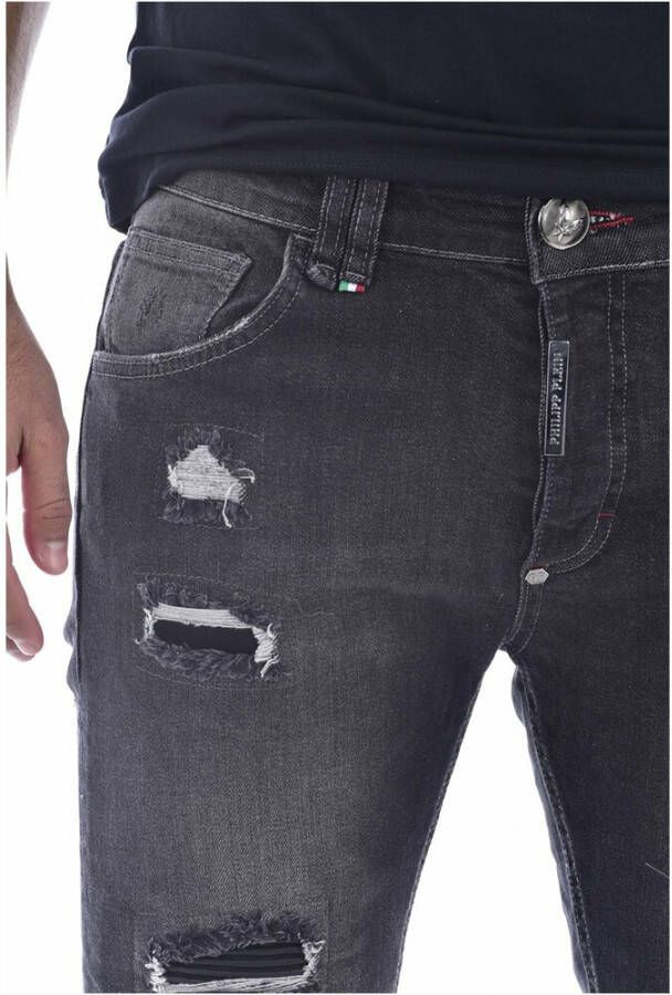 Philipp Plein Slim-fit Jeans Zwart Heren