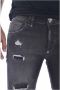 Philipp Plein Tapered Denim Jeans Black Heren - Thumbnail 2