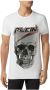 Philipp Plein Witte T-shirt met ronde hals White Heren - Thumbnail 2