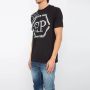 Philipp Plein Klassiek Katoenen T-Shirt voor Heren Zwart Heren - Thumbnail 3