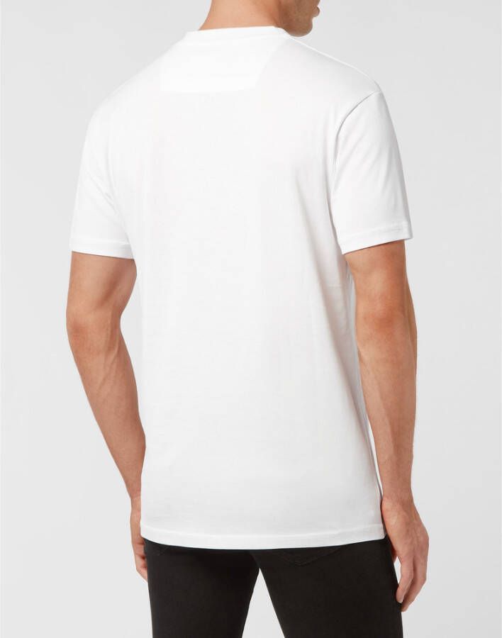 Philipp Plein Upgrade je casual garderobe met dit heren T-shirt stijl T-Mtk5827 Wit Heren