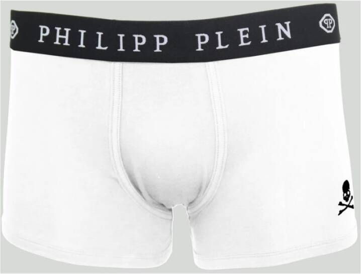 Philipp Plein Heren Boxershorts Uupb01 Wit Heren