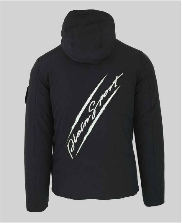 Plein Sport Dubbelzijdige capuchonjas voor heren Black Heren - Foto 3