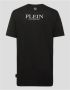 Philipp Plein T-shirt ronde nek SS schetsen schedel kristal Black Heren - Thumbnail 2