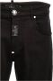 Philipp Plein Zwarte katoenen jeans met logo patch Black Heren - Thumbnail 2