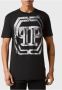 Philipp Plein Zwarte katoenen T-shirt met iconisch logo Zwart Heren - Thumbnail 2