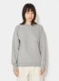 Philippe Model Moderne Franse stijl Crew Sweatshirt Grijs Dames - Thumbnail 2
